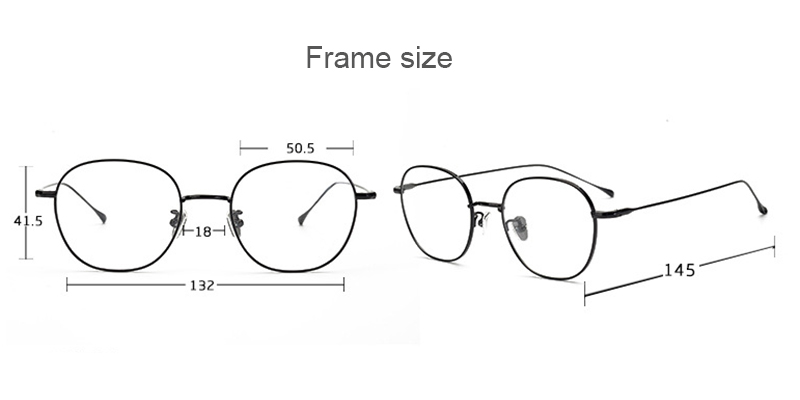 Titanium Japan computer eyeglasses