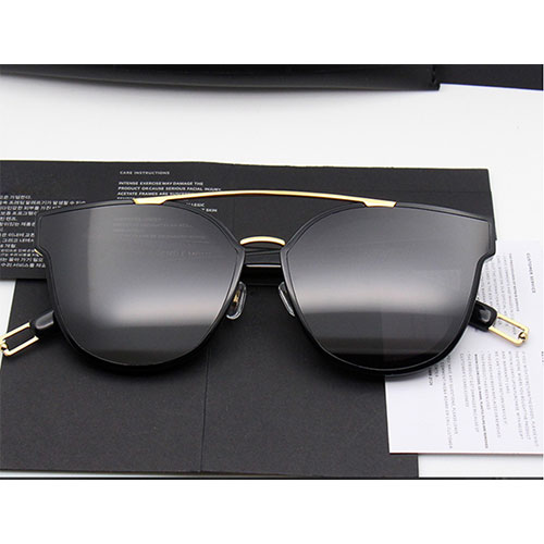 China manufacturer hot selling metal and acetate sunglasses women