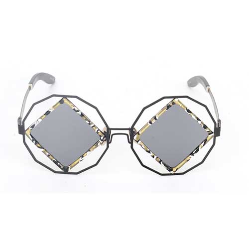 2019 Newest Fashion Retro Irregular Sun glasses Vintage Rhombus women Sunglasses  