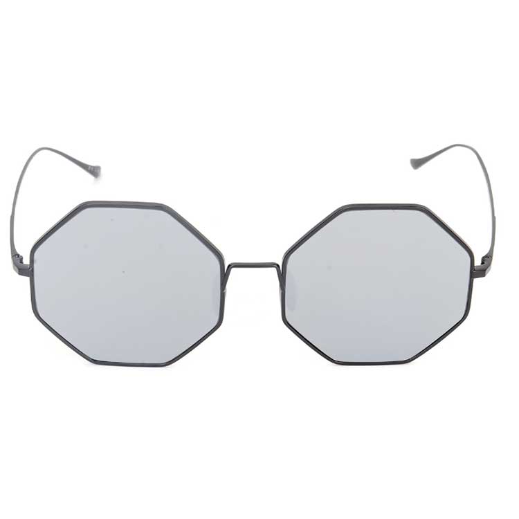 Hot selling Italy design polygon sunglasses mirror nylon lens drop shipping 