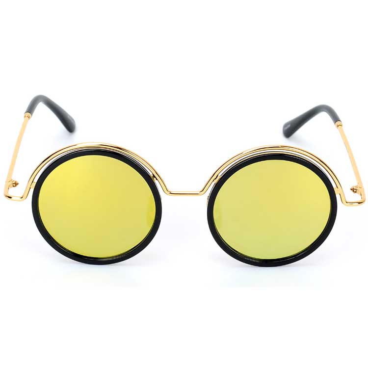 ShenZhen factory round sunglasses women titanium and acetate sunglasses polarized