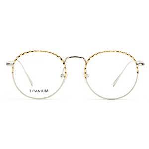 Wholesale hard and flexible titanium anti blue light glasses woman