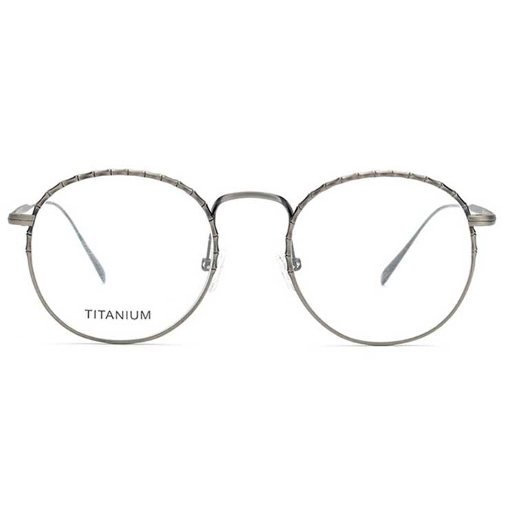 Wholesale hard and flexible titanium anti blue light glasses woman