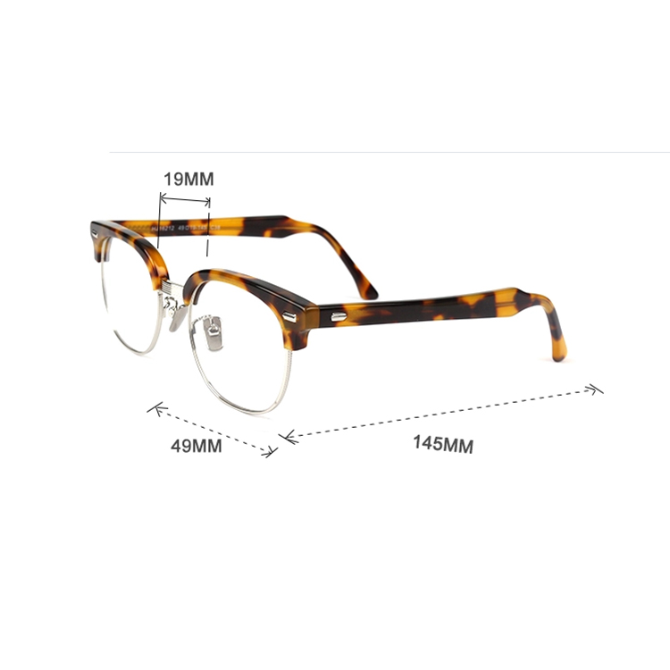 Fashion Customized  rayband acetate and metal computer glasses