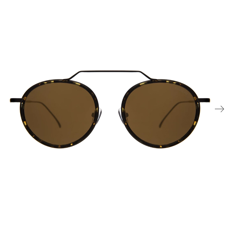 Acetate and metal round vintage sunglasses UK