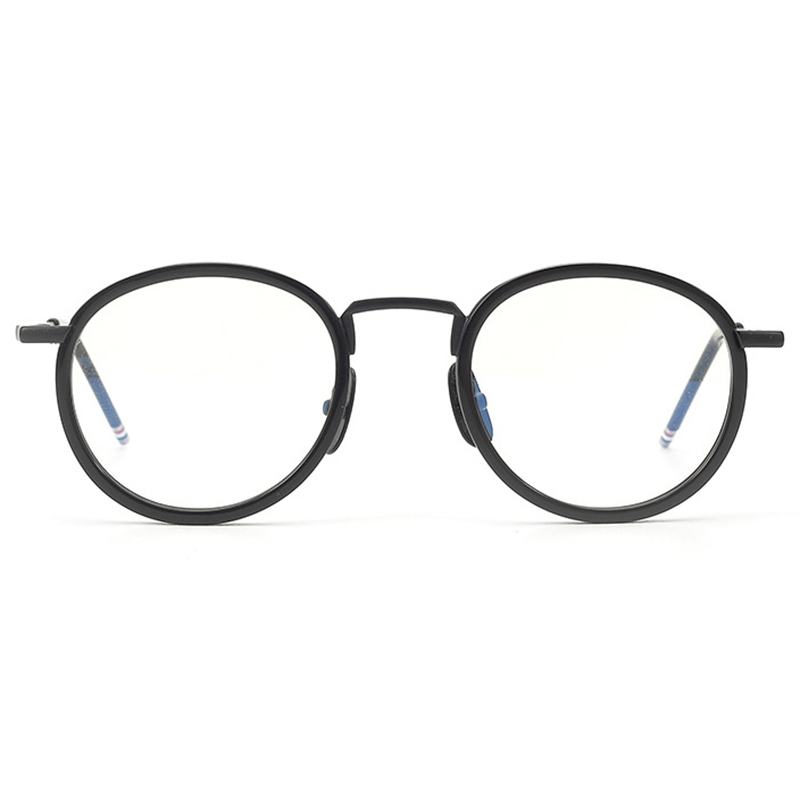 Metal and acetate bifocal eyeglasses frames 
