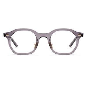 Fashion square transparent acetate eyeglasses