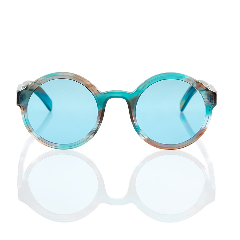 Handmade  acetate color sunglasses cat3 protection